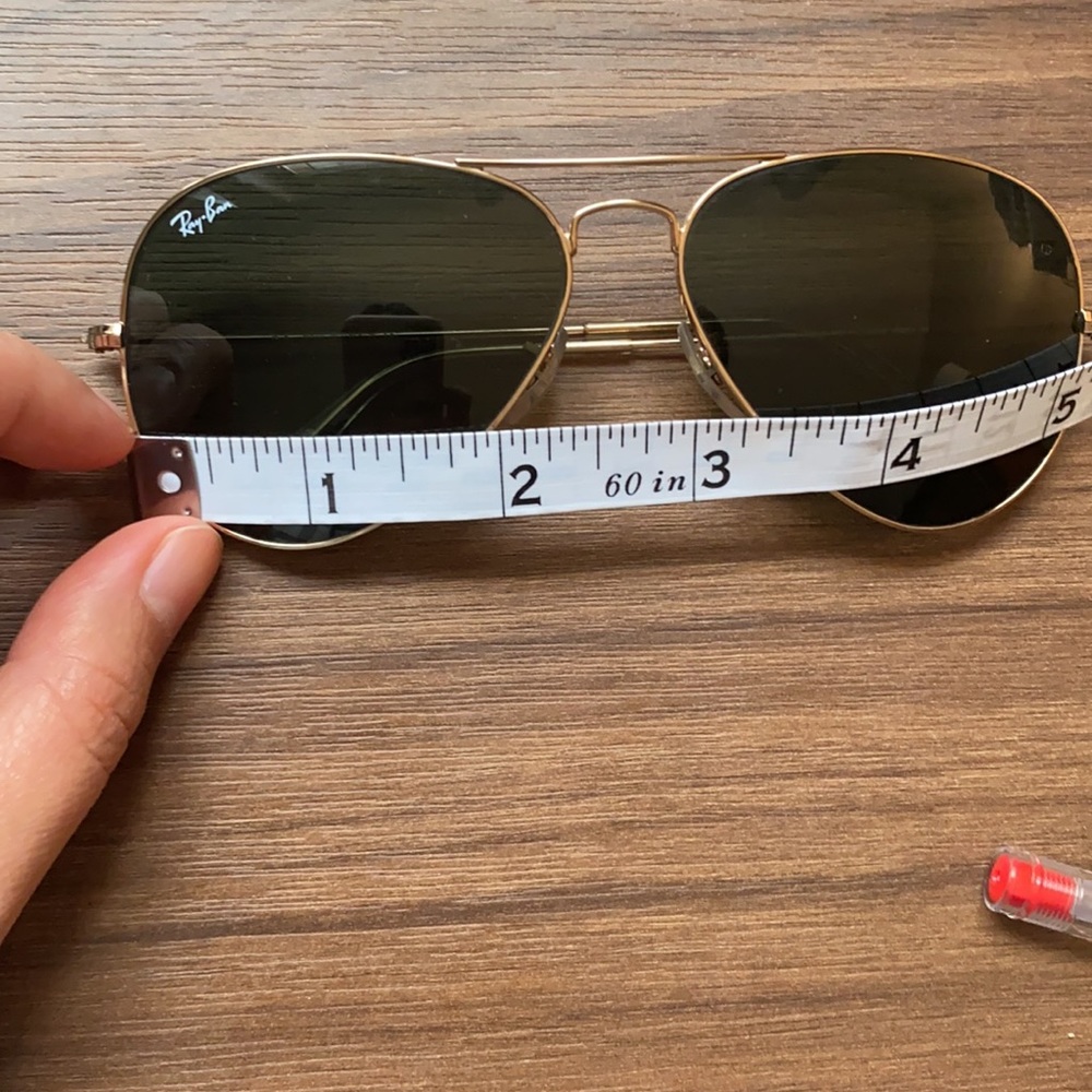 Ray-Ban authentic aviators (gold) - Picture 9 of 10